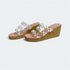 Clear Pink Pearl Wedges - cunei